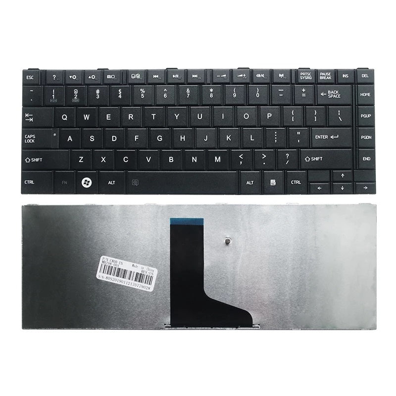 LAPTOP KEYBOARDS, TOSHIBA KEYBOARDS laptop Keyboard for Toshiba Satellite L800 L805 L830 C800 C830 C805 C840D M800 M805 black US laptop keyboard