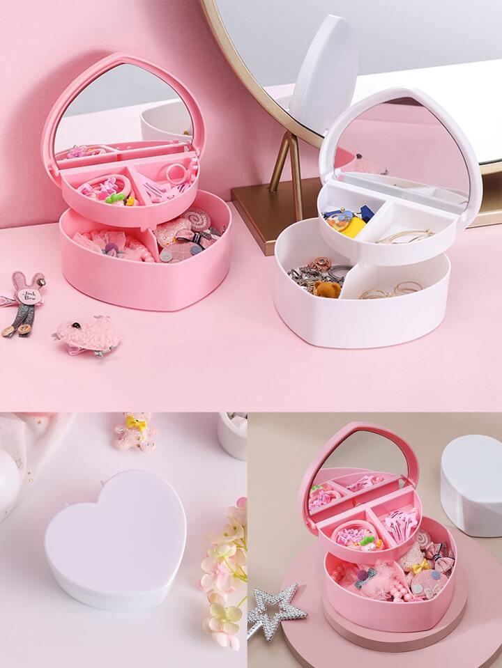 Jewelry Storage Box Heart Shaped.