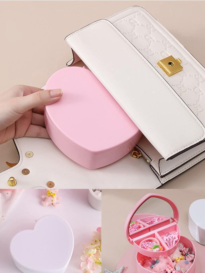 Jewelry Storage Box Heart Shaped.