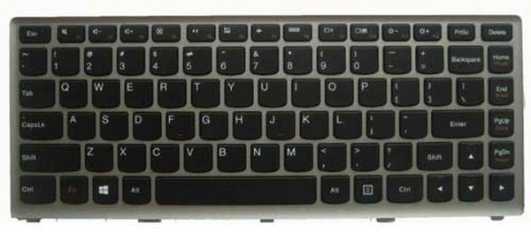 LAPTOP KEYBOARDS, LENOVO KEYBOARDS Laptop Keyboard Compatible for Lenovo Ideapad U410 U410-ITH U410-IFI 25203620 Series