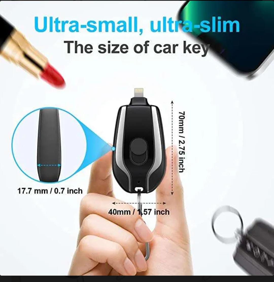 Emergency PowerBank Keychain.