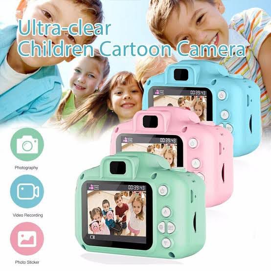 Kids Digital Rechargeable Pocket Camera without Memory Card.