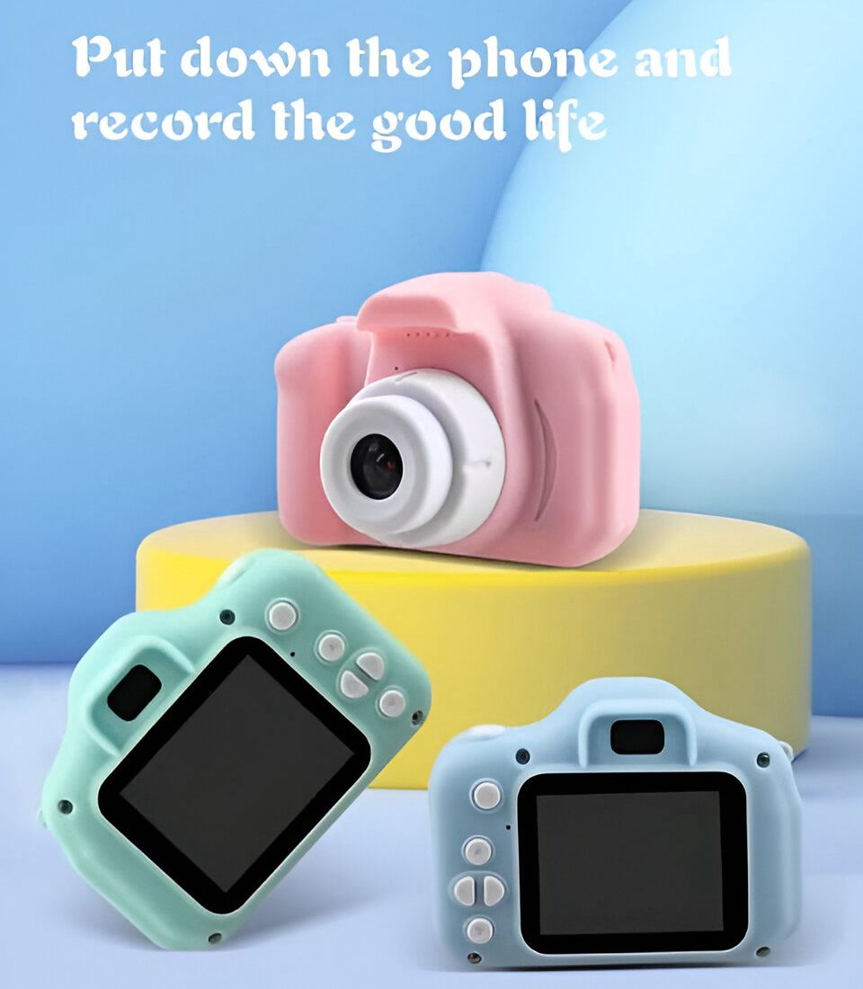 Kids Digital Rechargeable Pocket Camera without Memory Card.