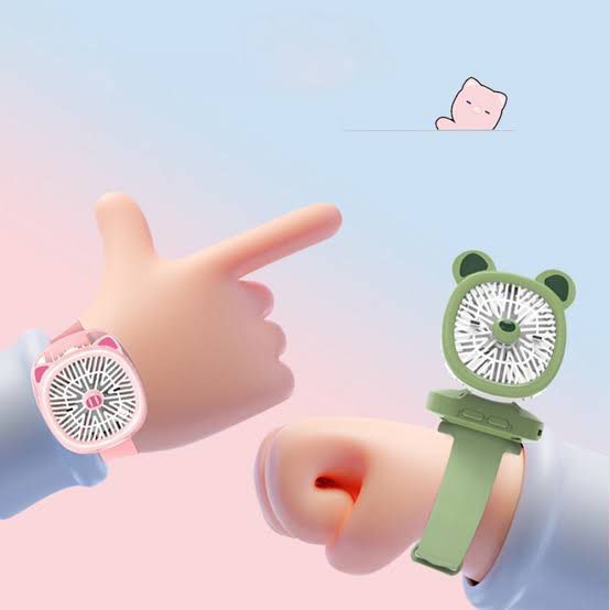 LED Kids Rechargeable Fan Watch.