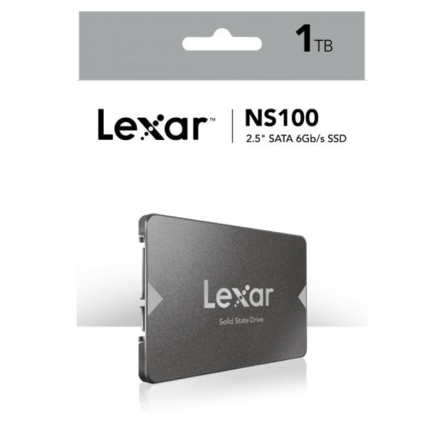 DESKTOP HARD DISK DRIVES, HARD DISK DRIVES, LAPTOP HARD DISK DRIVES, SSDS Lexar NS100 1TB SSD – 2.5 SATA III (6Gb/s)