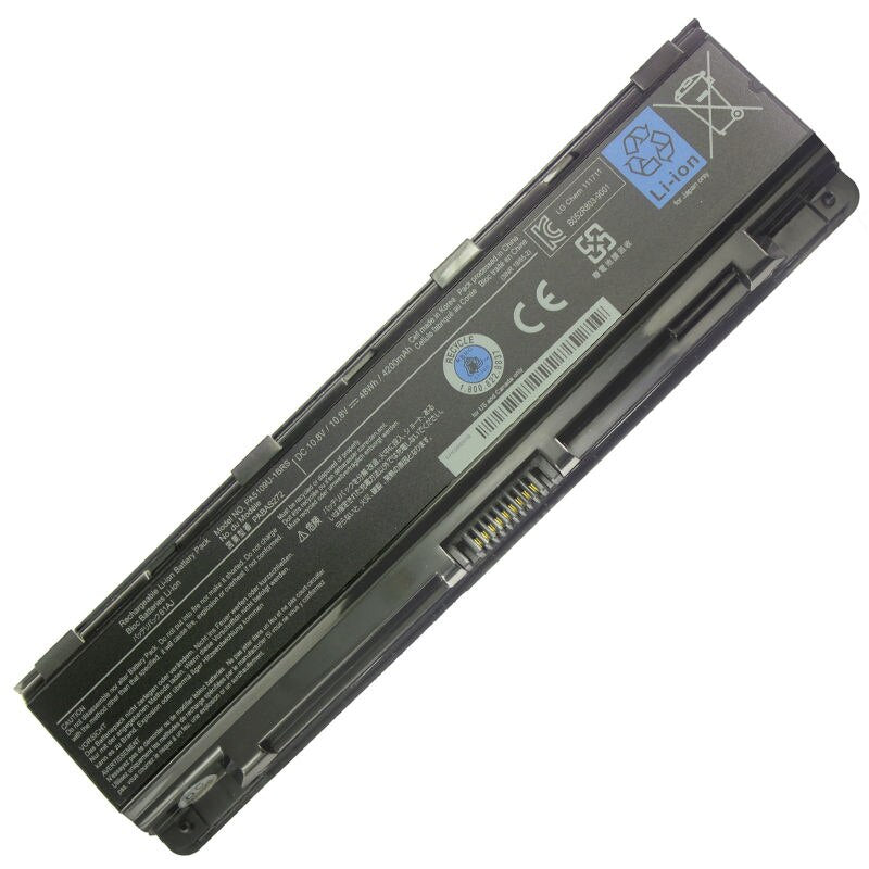 Laptop Batteries, TOSHIBA BATTERY Laptop Battery for Toshiba PA5109 Satellite C50 C55 PA5110U-1BRS PA5108U-1BRS PABAS272 PABAS271 PABAS273 – High Performance [6 Cells/5200mAh]