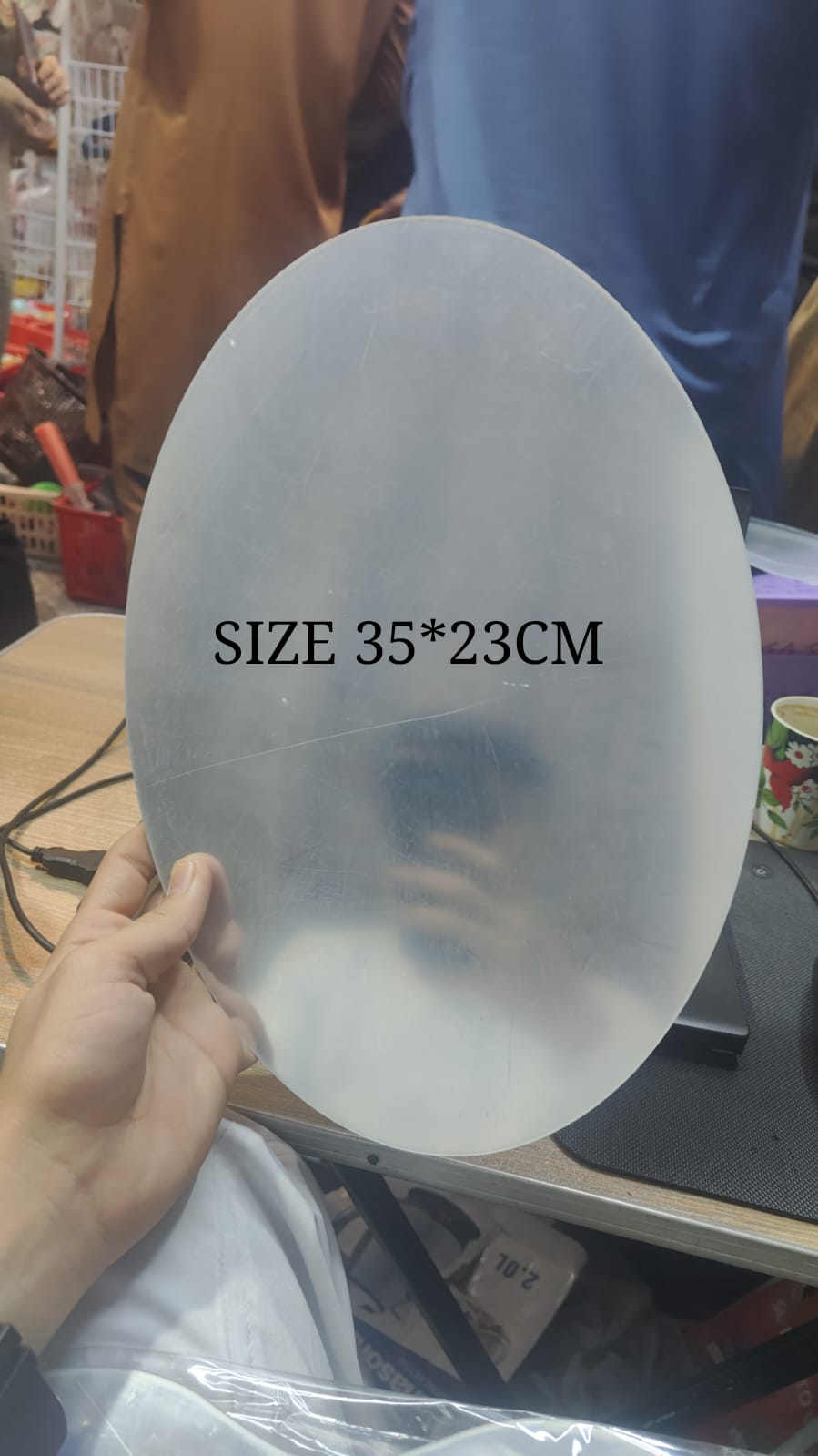 MIRROR BIG SIZE Sticker35 X 23CM.