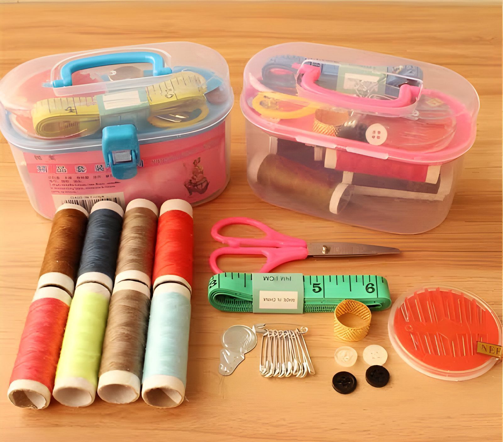 Mini Sewing Kit Box with Accessories.