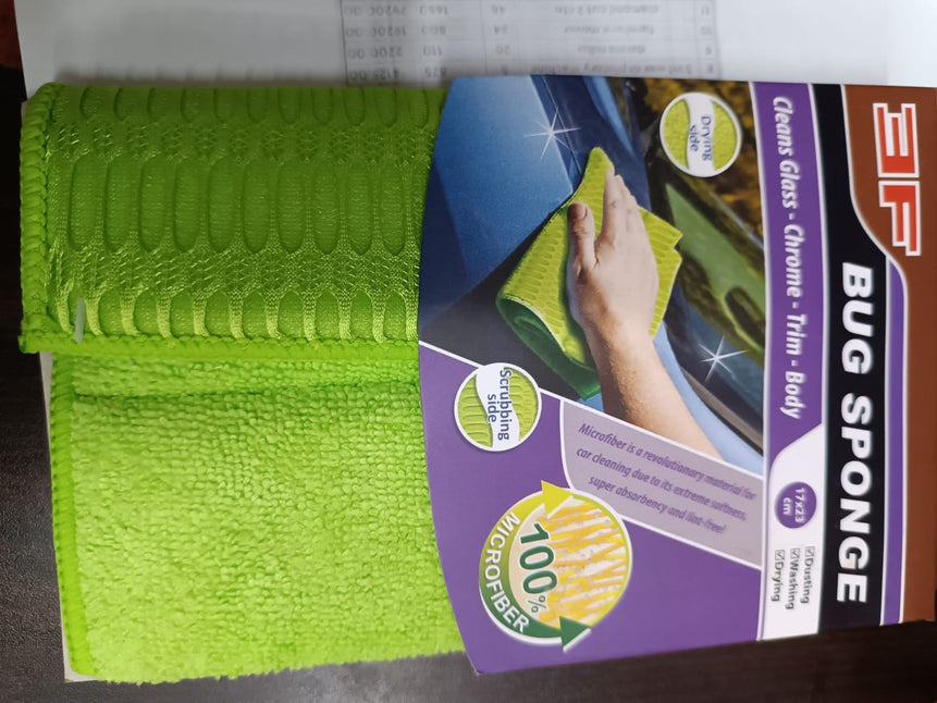 Multi-purpose 2-in-1 Microfiber Bathroom Pad Double Sided Sponge Cleaning Pad High-performance.