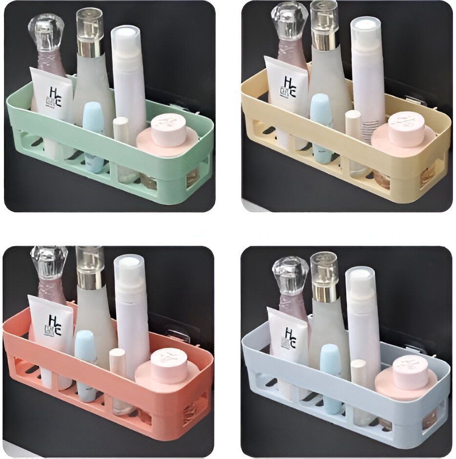 Multipurpose Self Adhesive Corner Wall Shelf Rack.