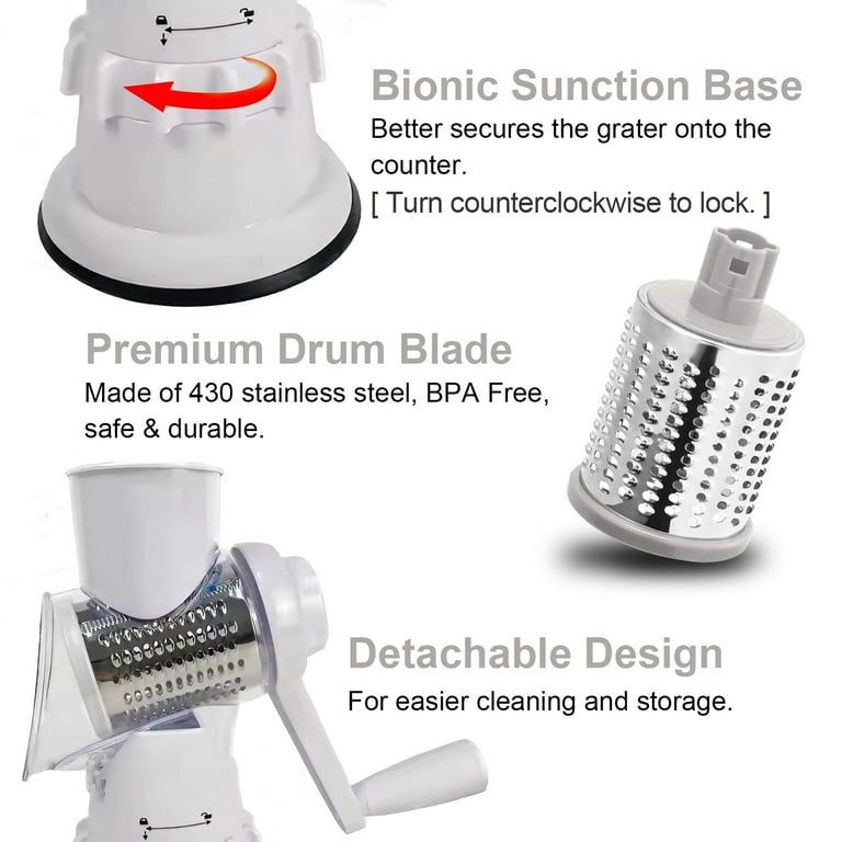 Heavy Duty Drum Multifunctional Vegetable Cutter.