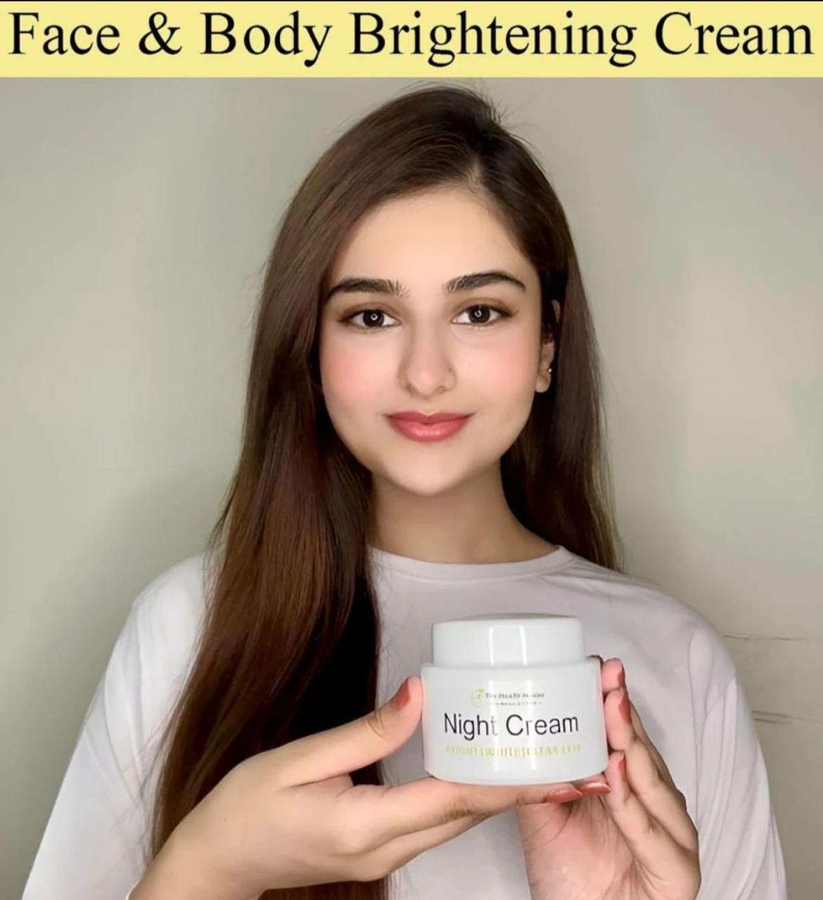 Night cream face & body.