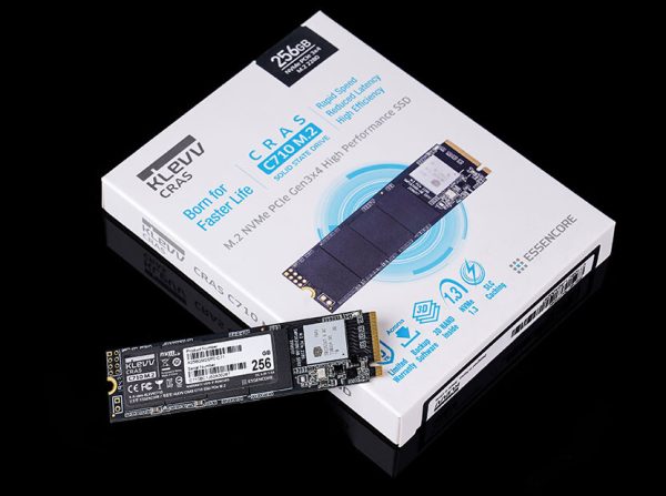 DESKTOP HARD DISK DRIVES, HARD DISK DRIVES, LAPTOP HARD DISK DRIVES, NVMES KLEVV CRAS C710 M.2 SSD NVMe PCle Gen3 x4 256GB 3D TLC NAND R/W Internal Solid State Drive (K256GM2SP0-C71)