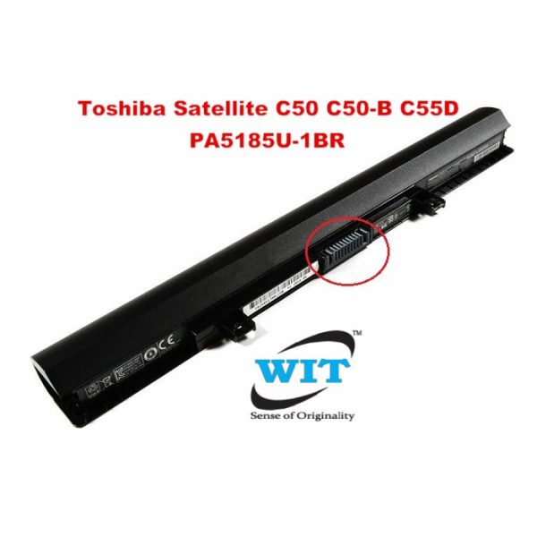 Laptop Batteries, TOSHIBA BATTERY LAPTOP BATTERY FOR Toshiba Satellite C50-A C50-B C55-B C55D-A C55D-B C50 C55D C55 L50-B S50DT-B C50-CBT2N11 PA5185U-1BRS 2200mAh 4 Cell Battery