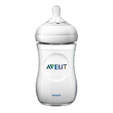 A high-quality set of two Philips Avent natural baby bottles perfect for newborns, currently available during the latest sale event at Zoni Stores in Pakistan.