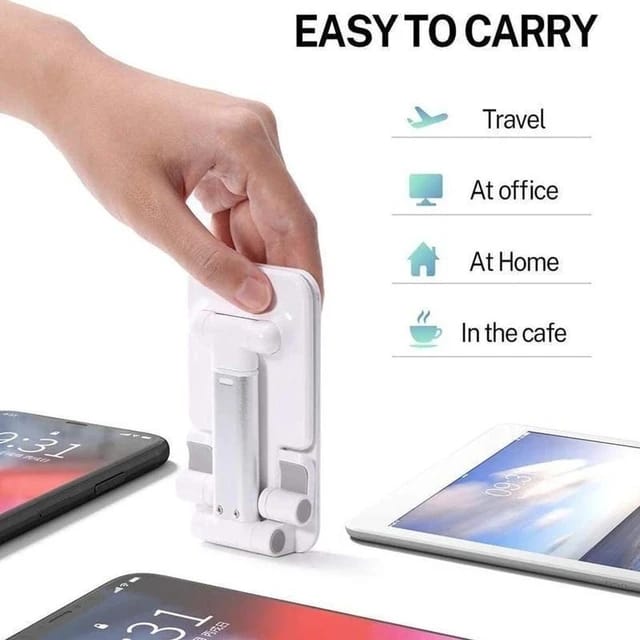 Phone Holder with Adjustable  Plastic Mobile Phone Stand.