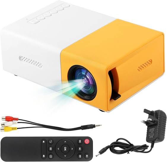 Portable LED Projector with HDMI and USB Port  Direct Power (Size upto 60inches).