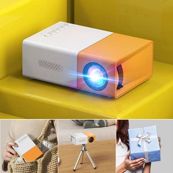 Portable LED Projector with HDMI and USB Port  Direct Power (Size upto 60inches).