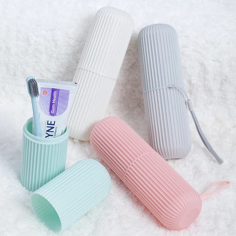 Portable Toothbrush Container Travel Organizer.