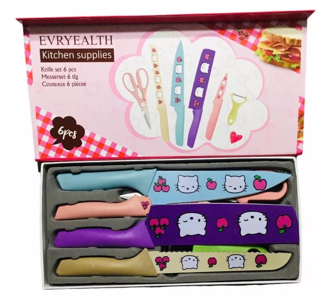Hello Kitty Knife Set