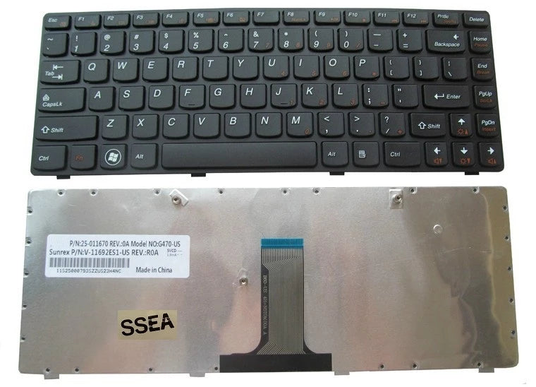 LAPTOP KEYBOARDS, LENOVO KEYBOARDS NEW Laptop keyboard for LENOVO G470 V470 B470 B490 G475 B475E V480C B480 M490 B475 V480 M495 RU keyboard