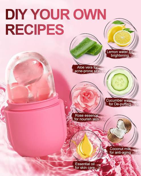 Silicone Facial Ice Roller.