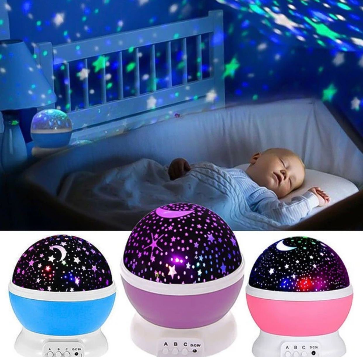 Star master dream rotating projector lamp.