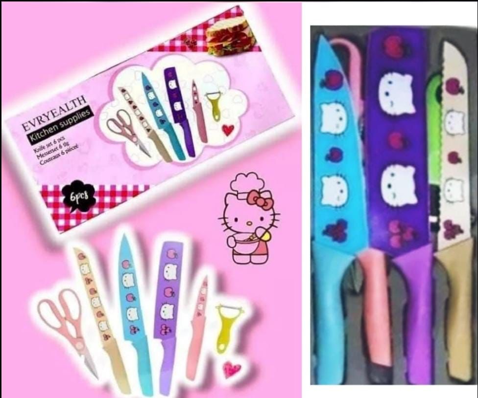 Hello Kitty Knife Set