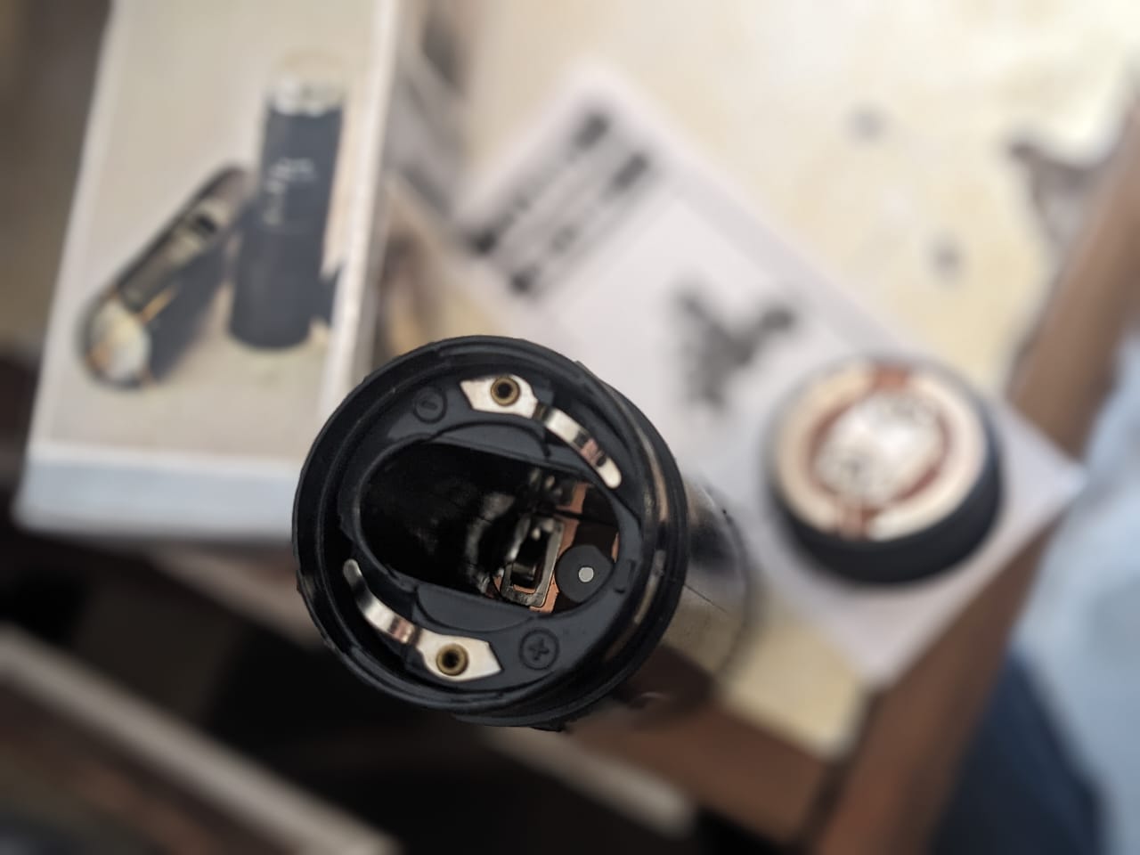 Spinnet shaver and Spotlight