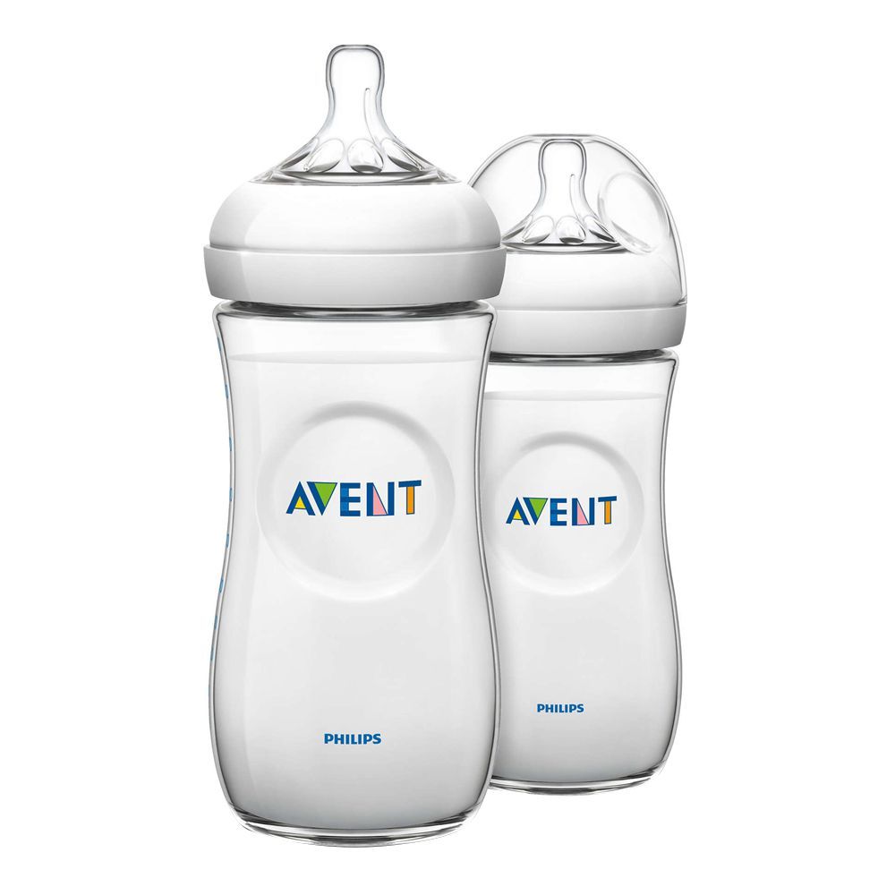 A collection of Philips Avent feeding bottles perfect for newborn care, available at Zoni Stores.