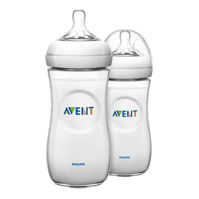 A collection of Philips Avent feeding bottles perfect for newborn care, available at Zoni Stores.