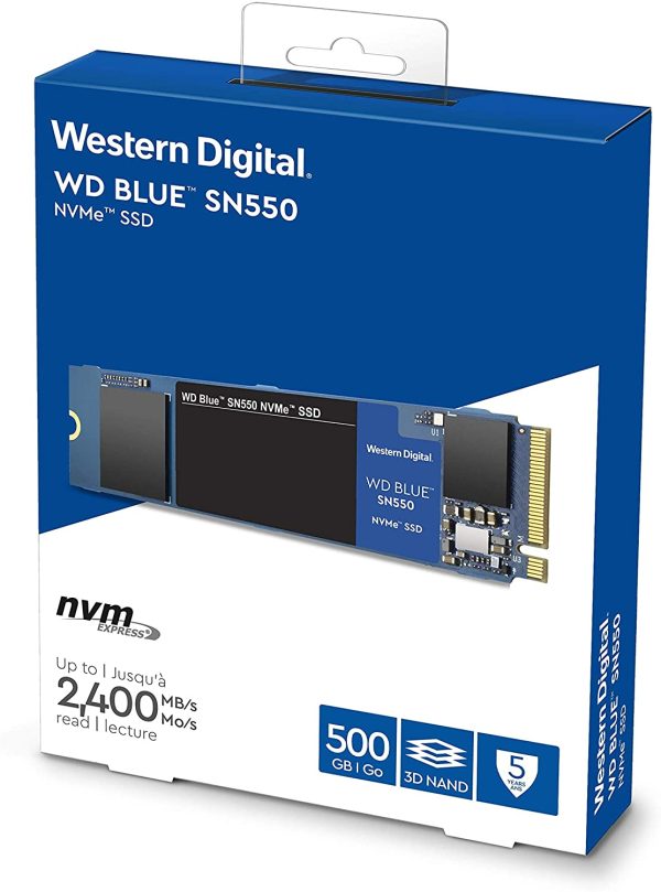 DESKTOP HARD DISK DRIVES, HARD DISK DRIVES, LAPTOP HARD DISK DRIVES, NVMES Western Digital Blue 500 GB NVMe/PCIe M.2 internal SSD M.2 PCIe NVMe Retail WDS500G2B0C