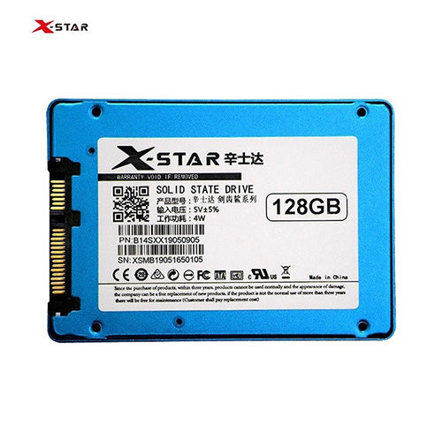 DESKTOP HARD DISK DRIVES, HARD DISK DRIVES, LAPTOP HARD DISK DRIVES, SSDS XSTAR 128gb ssd sata 2.5 inch Internal Solid State Drive for laptop and desktop metal body (128gb ssd)