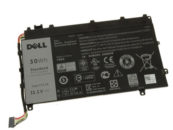 DELL BATTERY, Laptop Batteries Original 271J9 Laptop Battery Dell Latitude 13 7000 7350 Tablet GWV47 0GWV47 YX81V 11.1V 30Wh 100% Original Laptop Battery