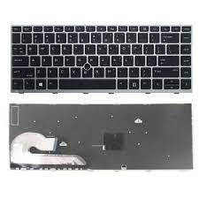 HP KEYBOARDS, LAPTOP KEYBOARDS New Keyboard for HP Elitebook 730 G5, 735 G5, 830 G5, 836 G5, L15500-001 L07666-001 Silver Frame