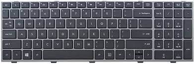 HP KEYBOARDS, LAPTOP KEYBOARDS Laptop Keyboard with Frame for HP ProBook 4540s 4540 4545s Series Compatible with Part Number 702237-001 683491-001 701485-001 Grey Frame US Layout