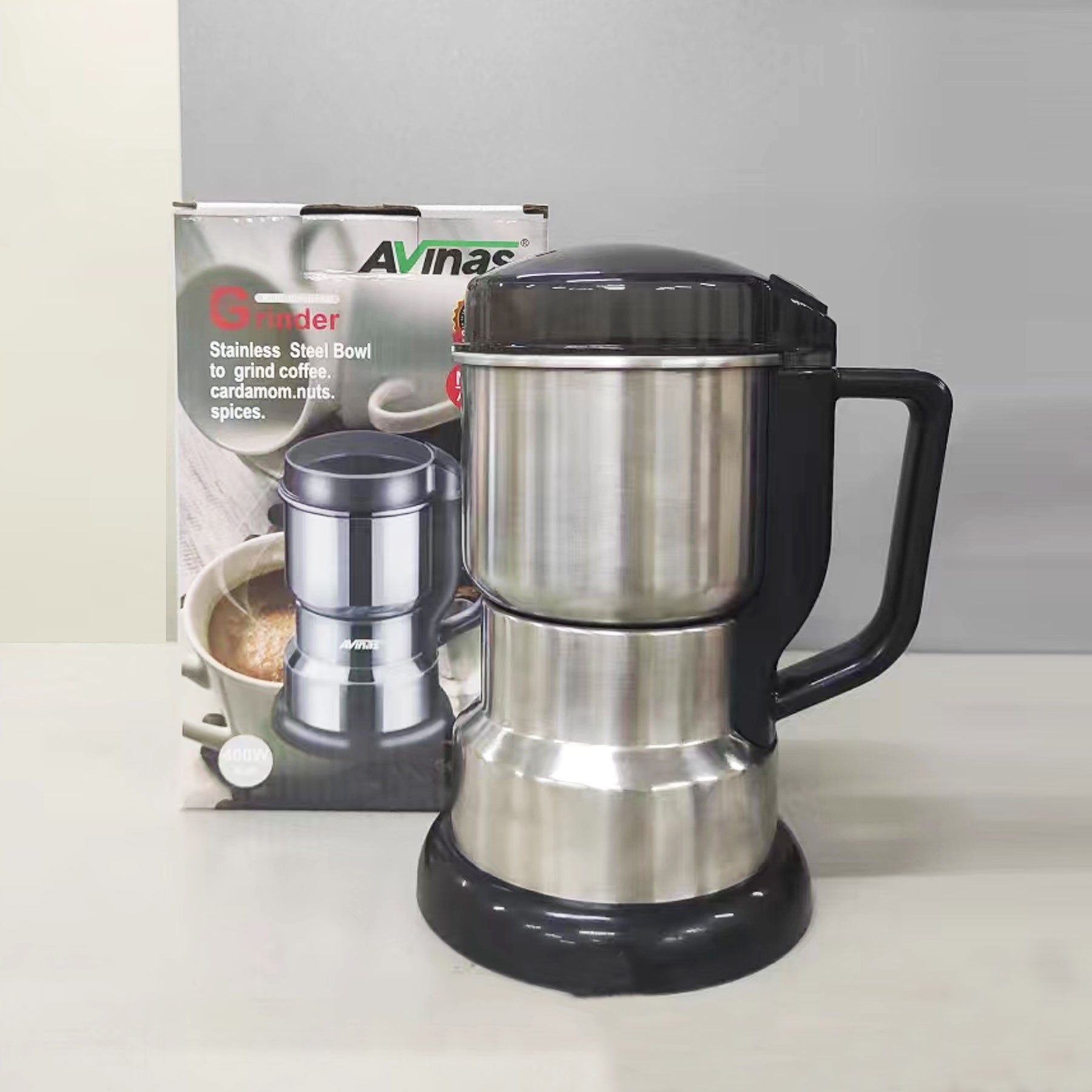 AVINAS AV-669 Multifunctional Stainless Steel Bowl Electric Coffee Grinder