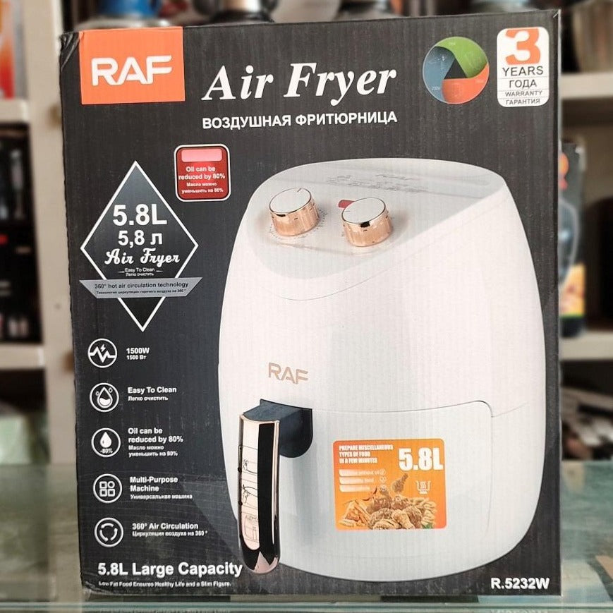 RAF Air Fryer R5232 5.8L