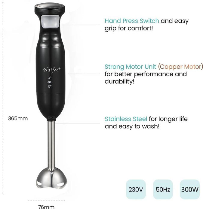 Nafeio SmartBuy NF-8003S Hand Blender (Black) 300W