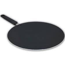 Non Stick Flat Tawa for Chapati and Paratha cooking in kitchen