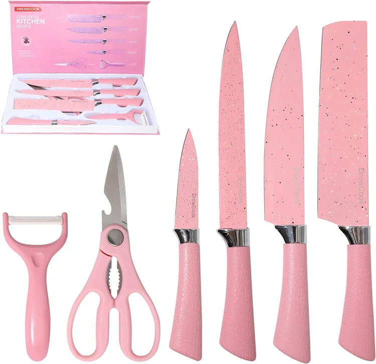 Professional chef knife set with ergonomic handles for everyday kitchen use