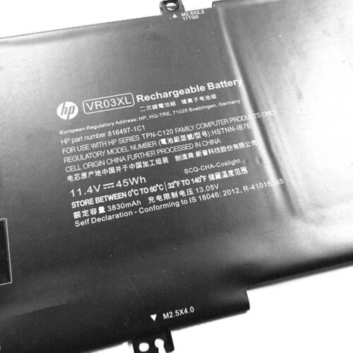 HP BATTERY, Laptop Batteries ORIGINAL VR03XL LAPTOP BATTERY FOR HP ENVY 13-D 13-D000 13-D001NS 13-D002NE 13-D020NG 13-D002NA 13-D103TU P0U82EA 816497-1C1 HSTNN-1B7E 100% Original Laptop Battery