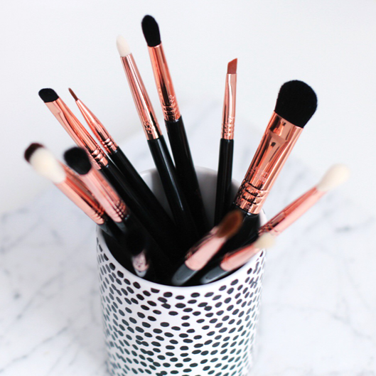 Zoeva 12pcs Eye Makeup Brushes Set Brown