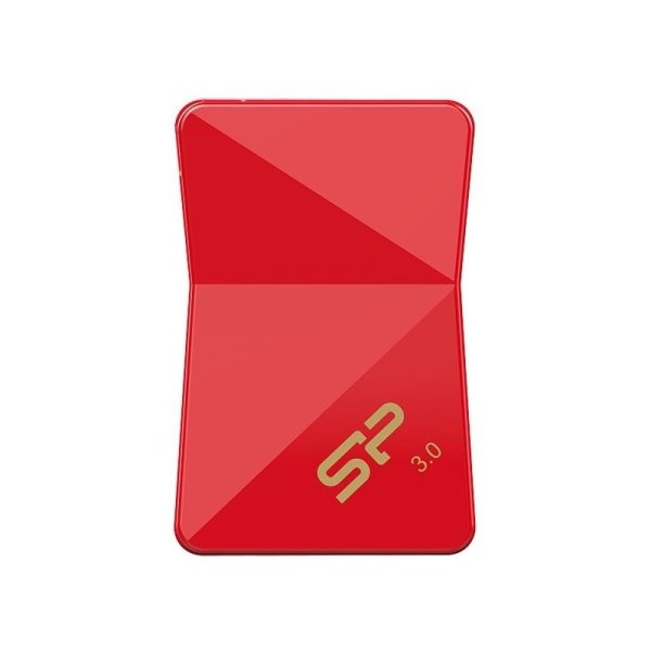 SILICON POWER, USB DRIVES SILIKON POWER JEWEL J08 64 GB USB 3.0 Mini Flash Drive, RED (SP064GBUF3J08V1K)