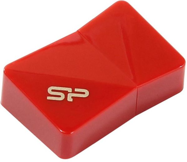 SILICON POWER, USB DRIVES SILIKON POWER JEWEL J08 64 GB USB 3.0 Mini Flash Drive, RED (SP064GBUF3J08V1K)