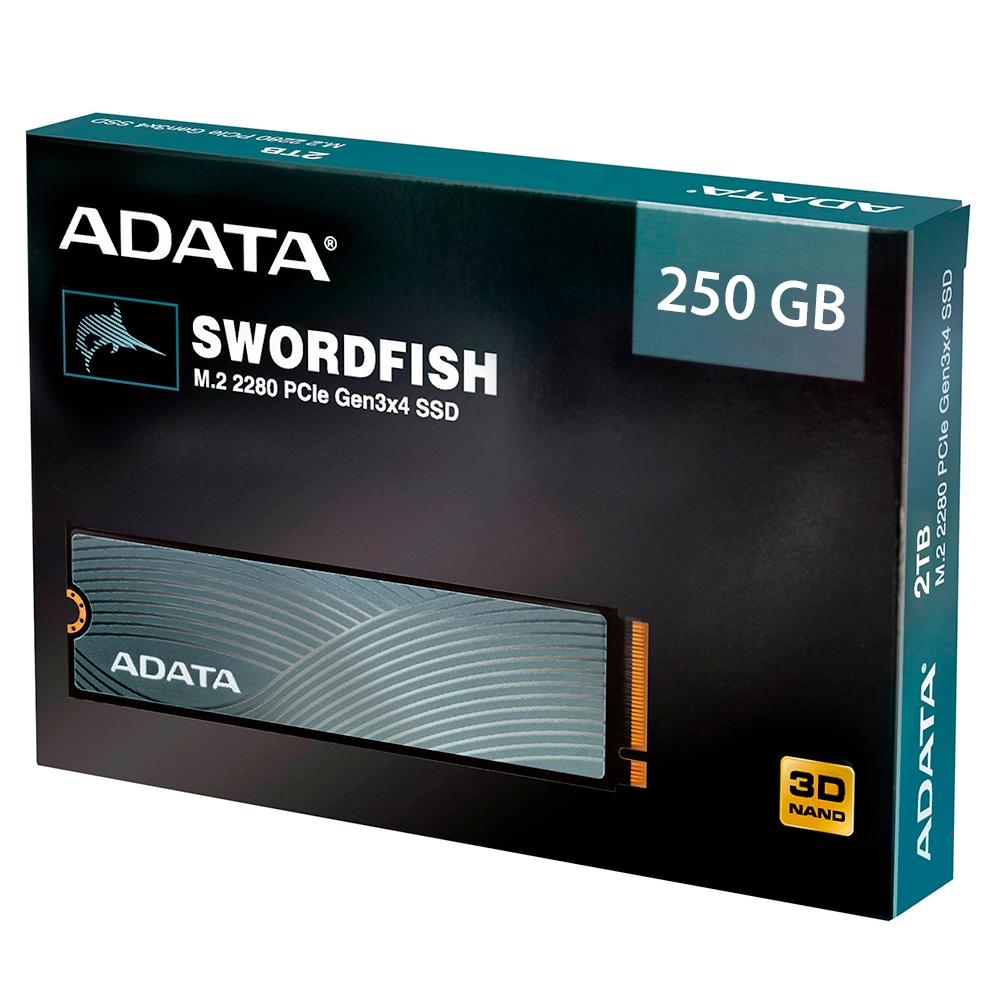 DESKTOP HARD DISK DRIVES, HARD DISK DRIVES, LAPTOP HARD DISK DRIVES, NVMES ADATA Swordfish 250GB PCIe Gen3x4 M.2 2280 Solid State Drive ASWORDFISH-250G-C