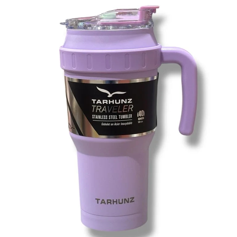 Tarhunz Traveler Stainless Steel Tumbler 40oz with handle for online shopping in Pakistan
