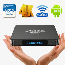 X96Q Pro Smart Android 10 TV Box featuring 4K support and 2.4G/5G Wi-Fi for Zoni Stores