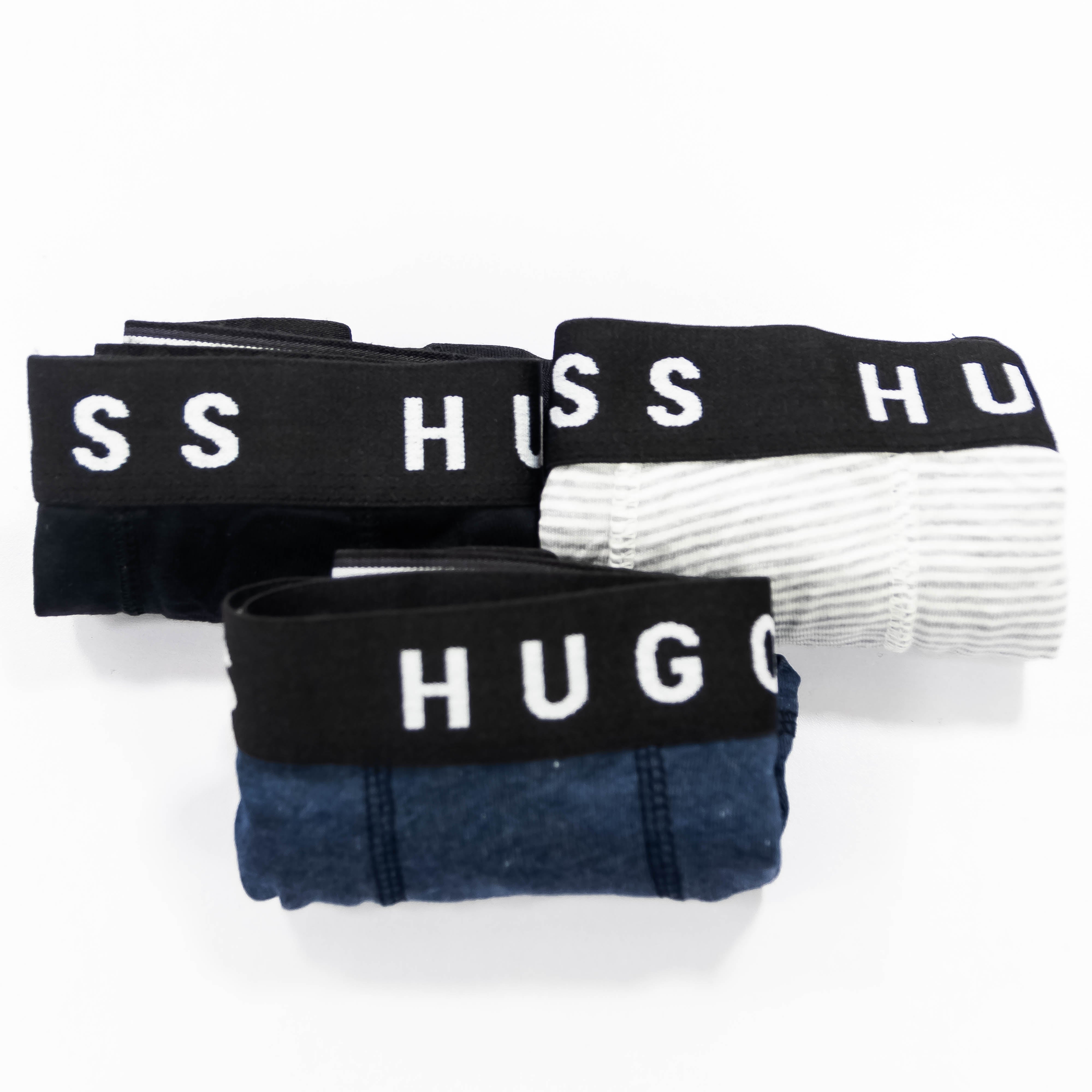 CL - Branded Boxer H-u-g-o-B-o-s-s (Pack Of 3)