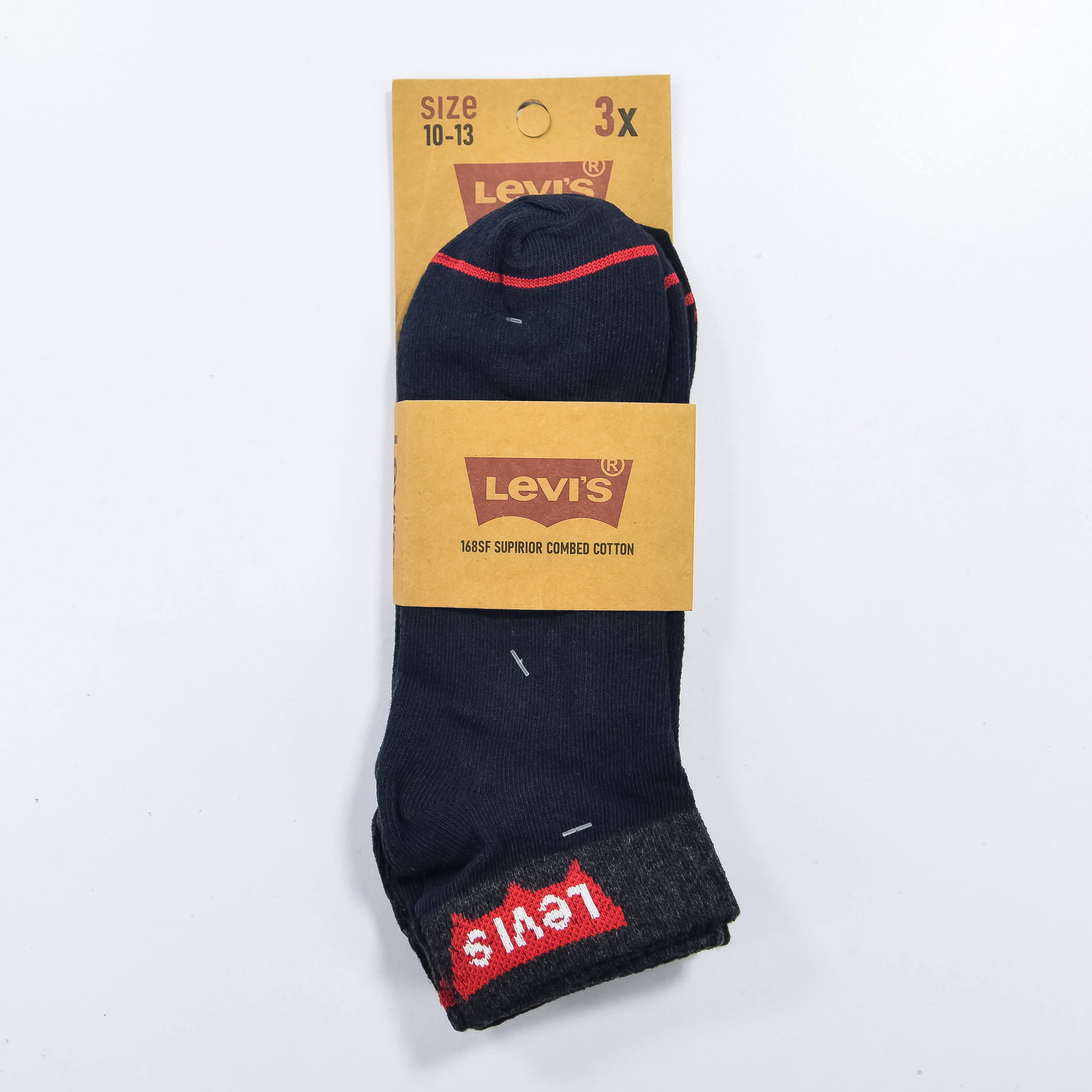 CL - Branded L-E-V-I-S Ankle Socks 15 (Pack Of 3)